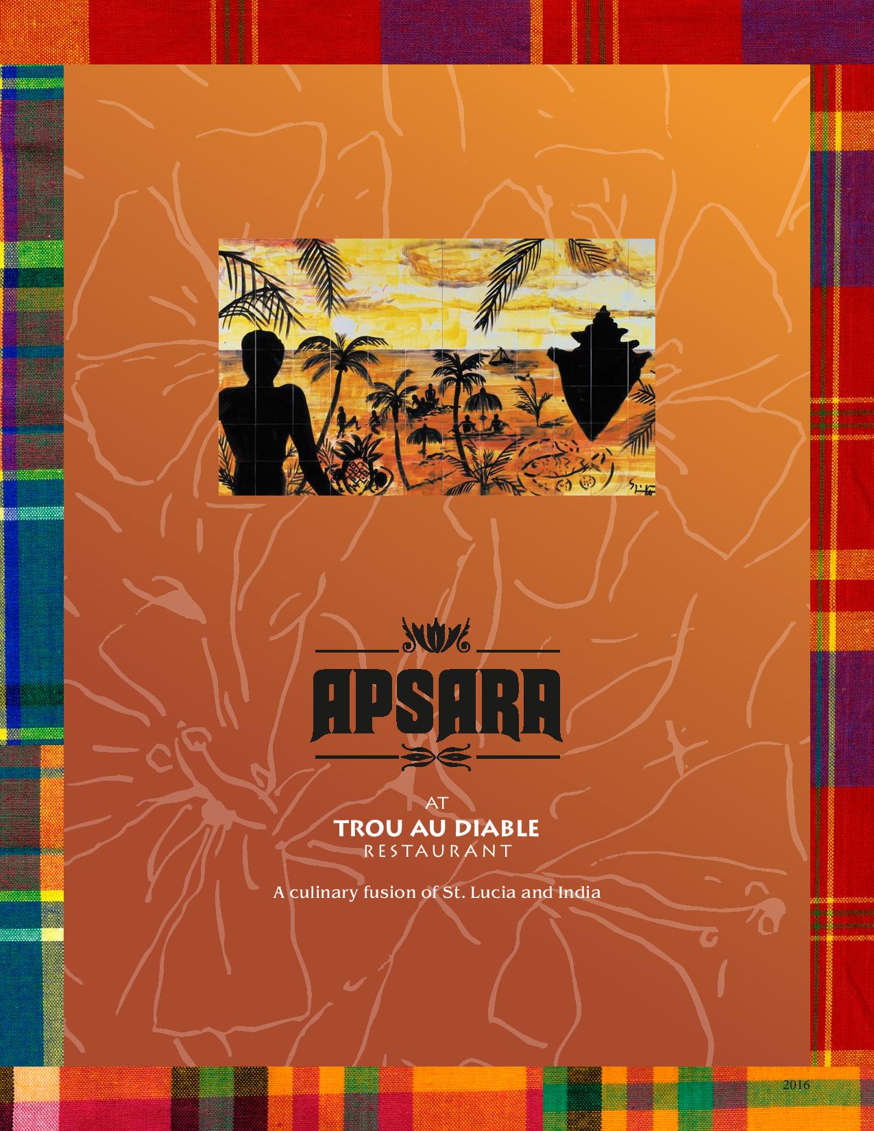 Apsara Menu